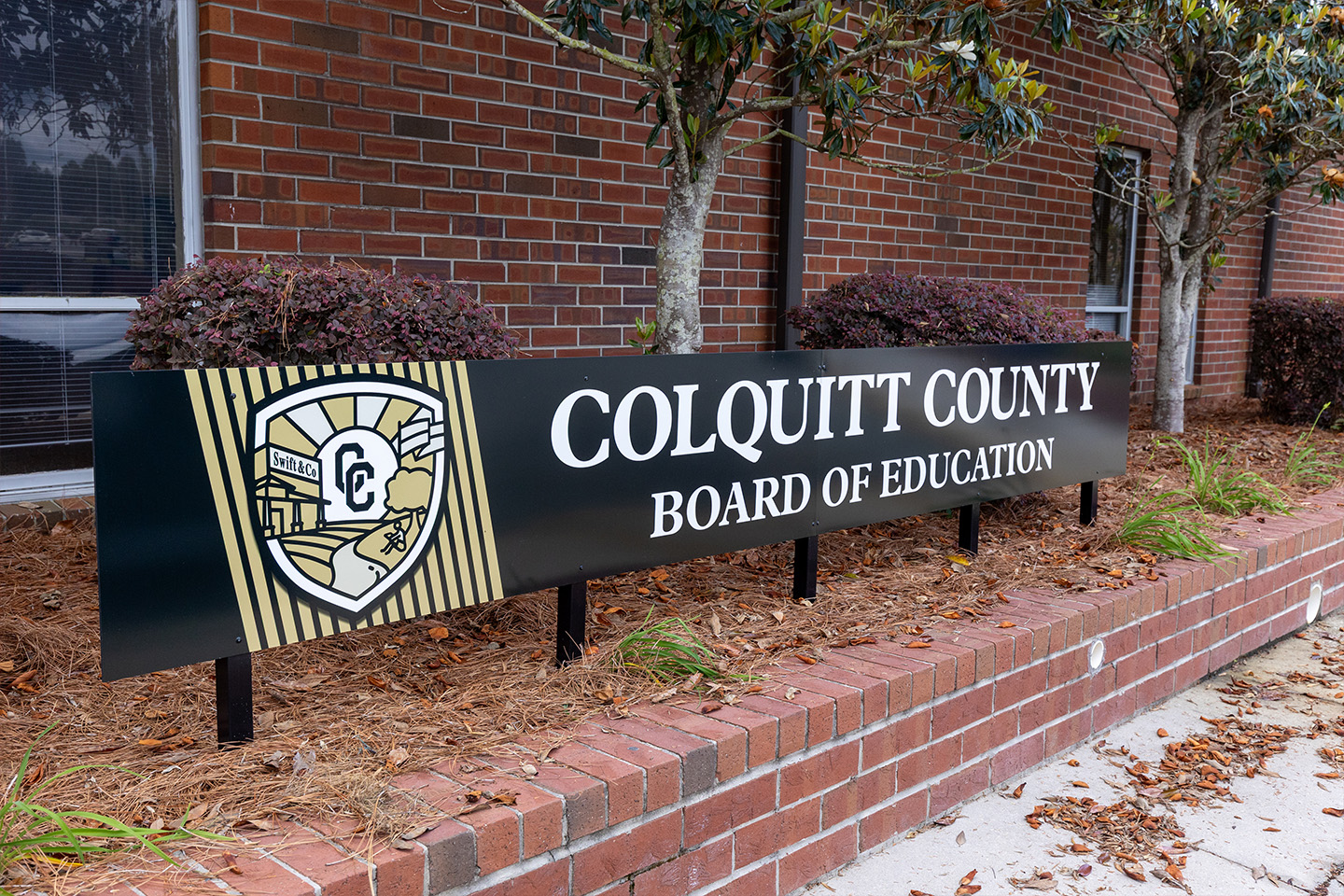colquitt county school district signage