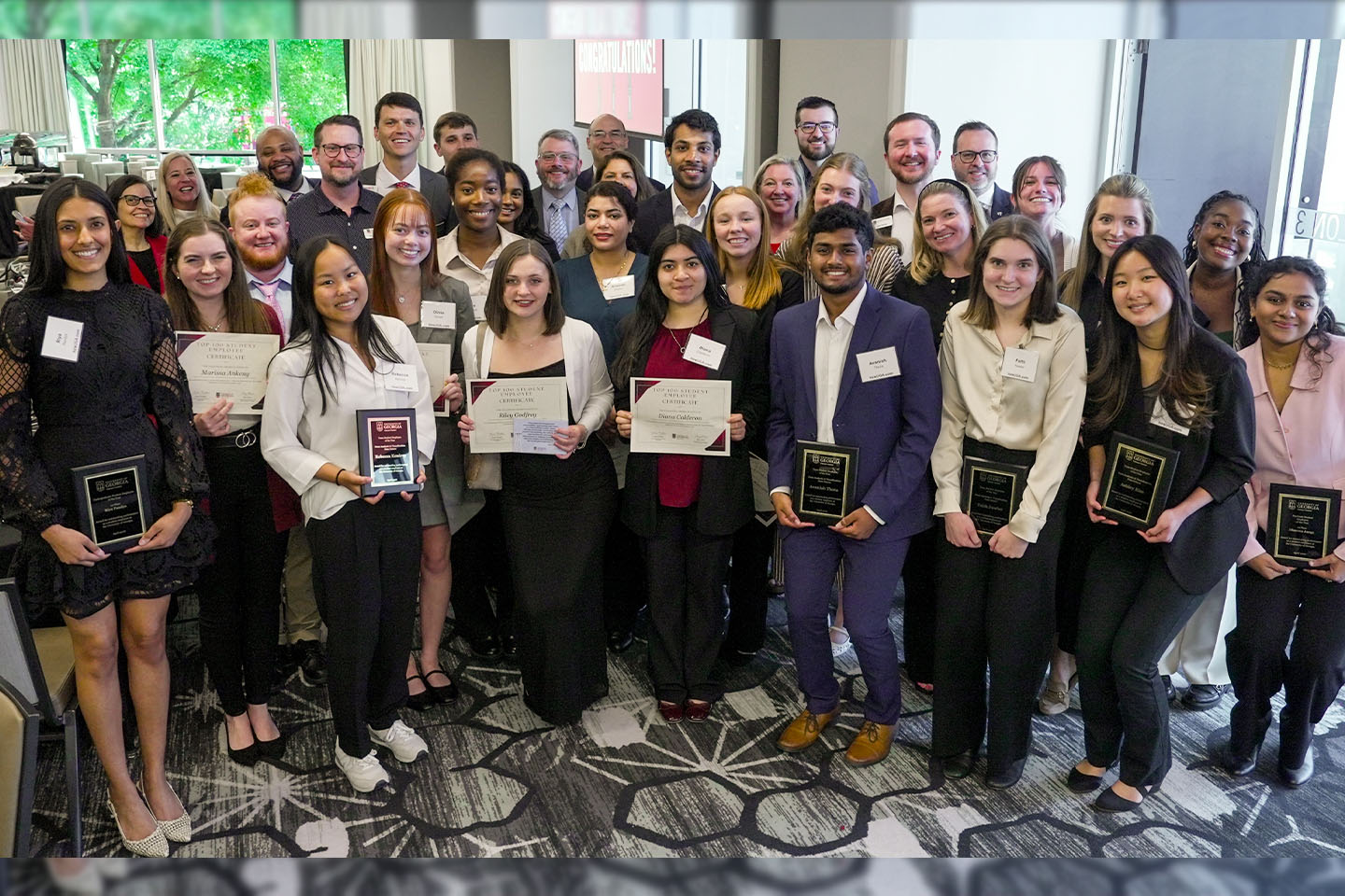 student awardees and their supervisors