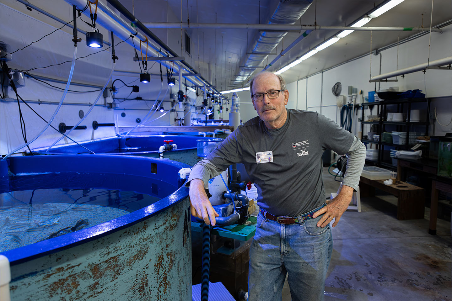 steve miller behind the scenes at the UGA aquarium